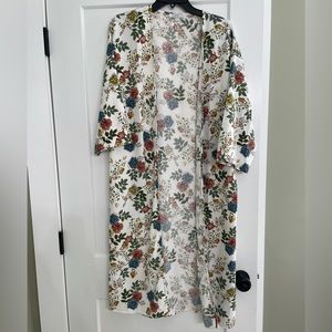 3/4 length sleeve kimono